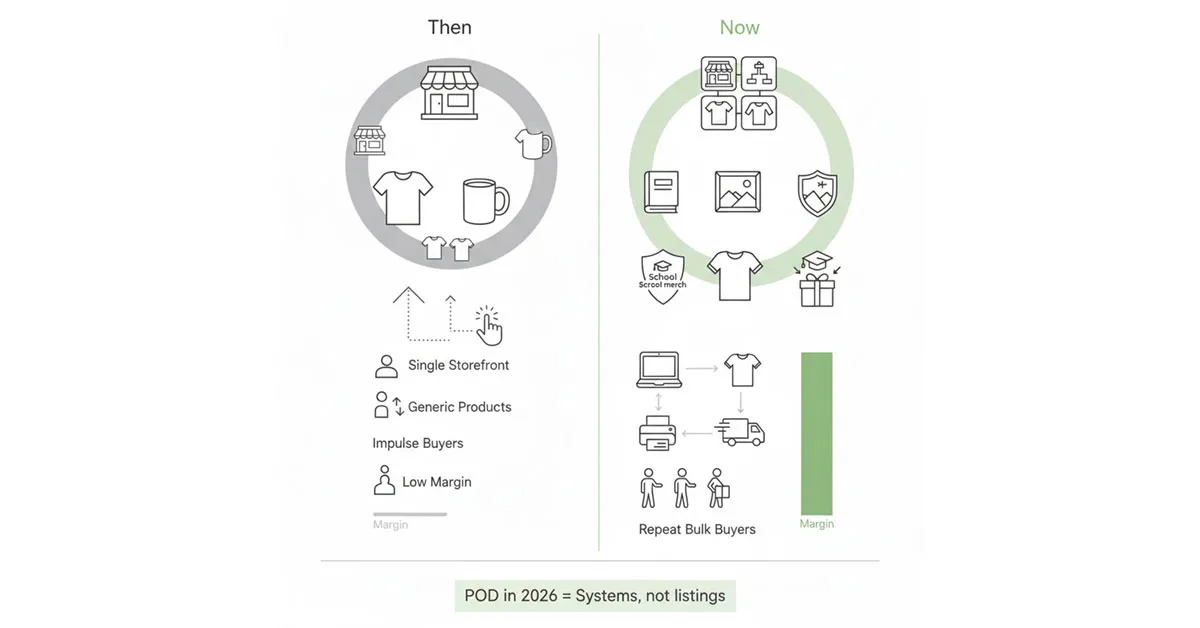 Comparison of manual print on demand operations versus automated print on demand platforms built for bulk orders and repeat business buyers