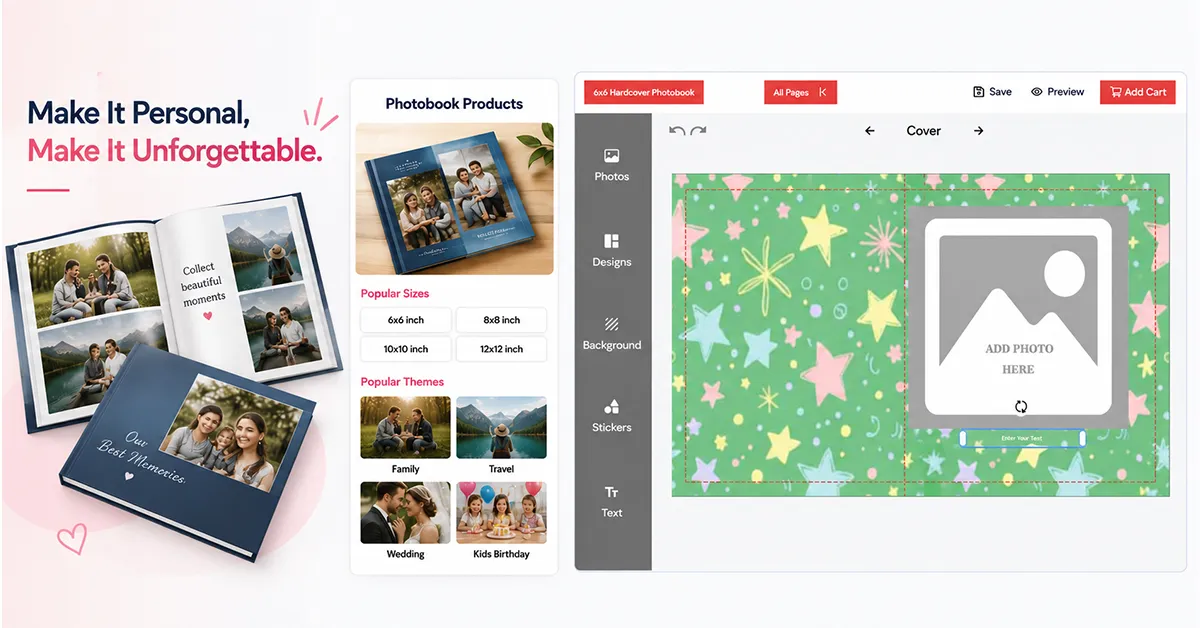 EzyCreate live product preview tool showing print on demand personalization design flow