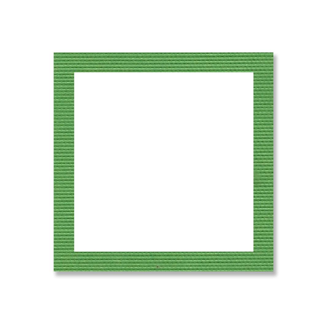Green wall frame mockup